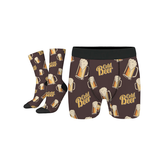 Custom Men's Underwear & Socks Set - Cheer Beer