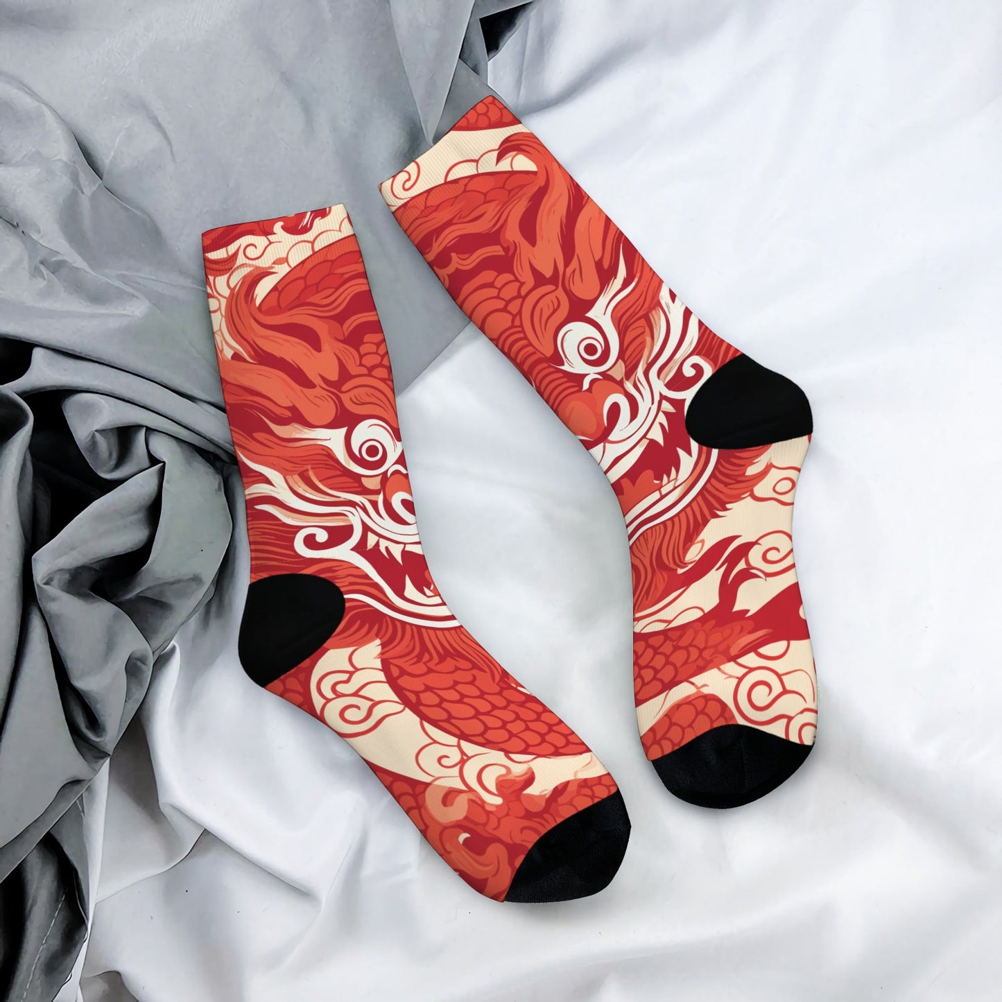Custom Men's Underwear & Socks Set - Dragon Design