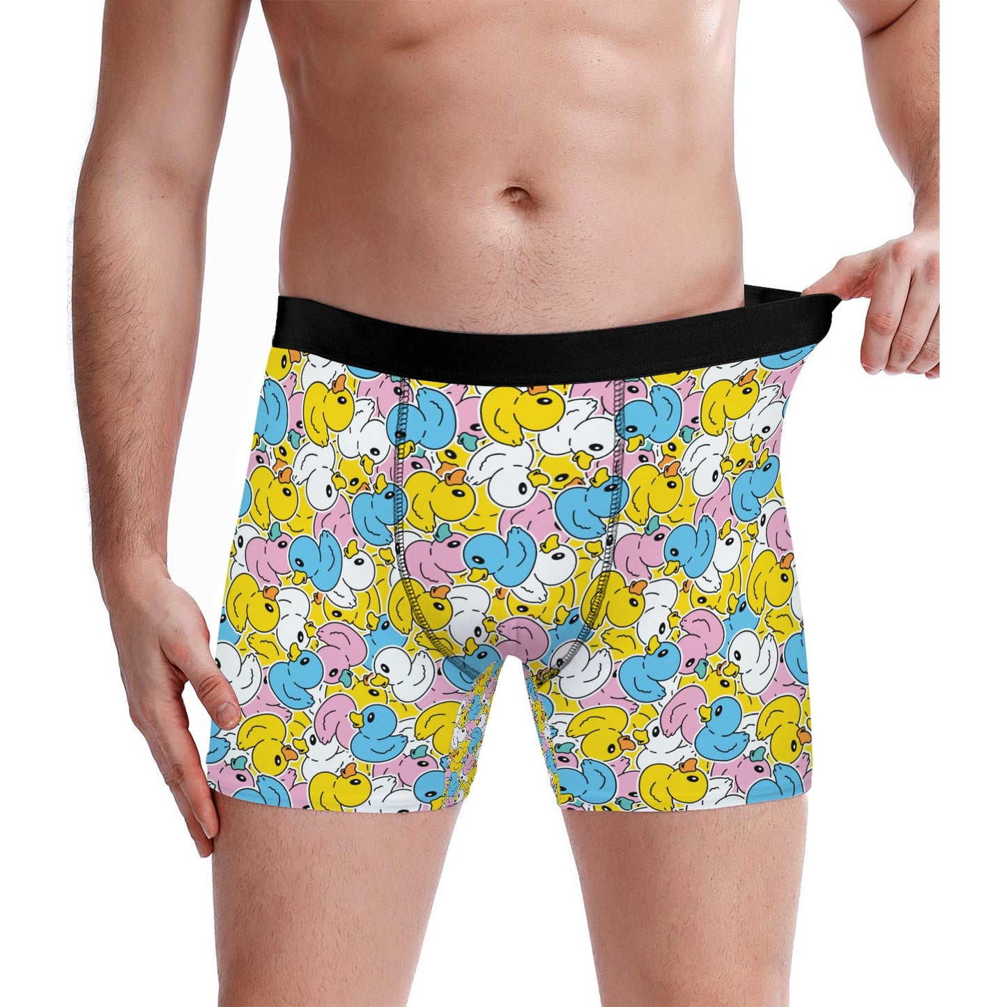 Custom Men's Underwear & Socks Set - Duck Pattern Design