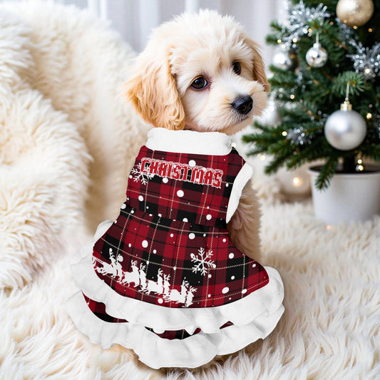 Pets Christmas Reindeer Dress
