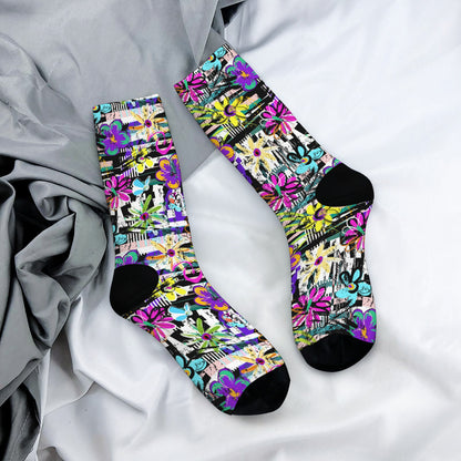 Custom Men's Underwear & Socks Set - Terrible Flowers