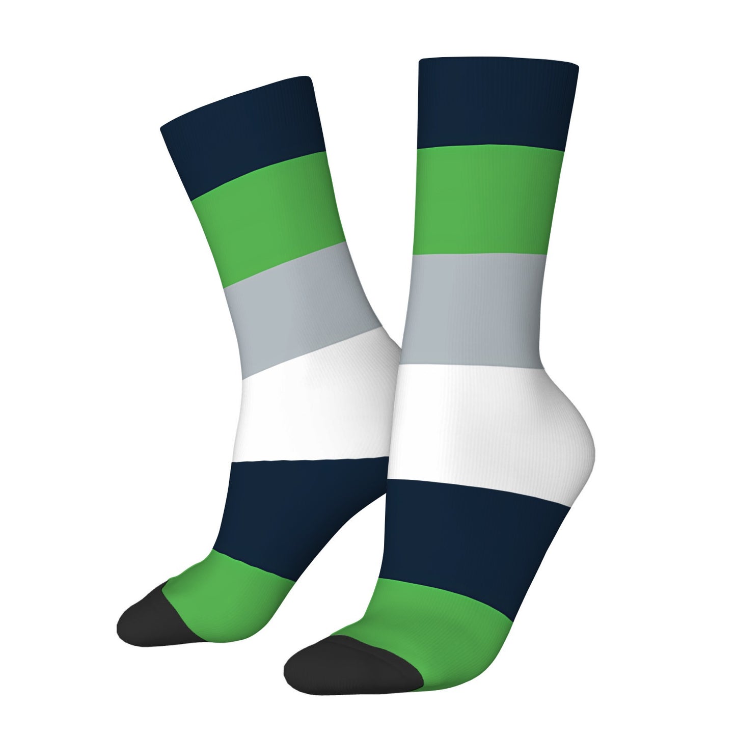 Seattle Football Style Socks – Personalized & Customizable