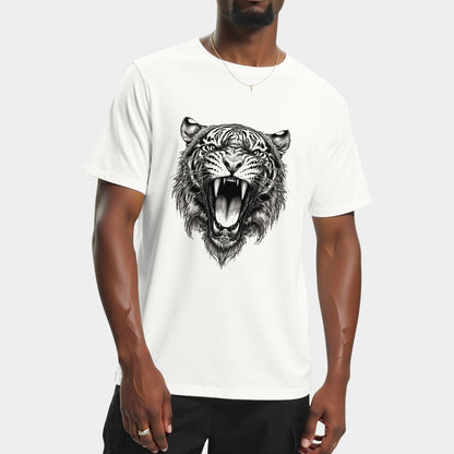 Animal Tiger Graphic Casual Loose T-Shirt