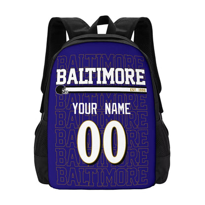 Baltimore Personalized Backpack Functional Travel Bag