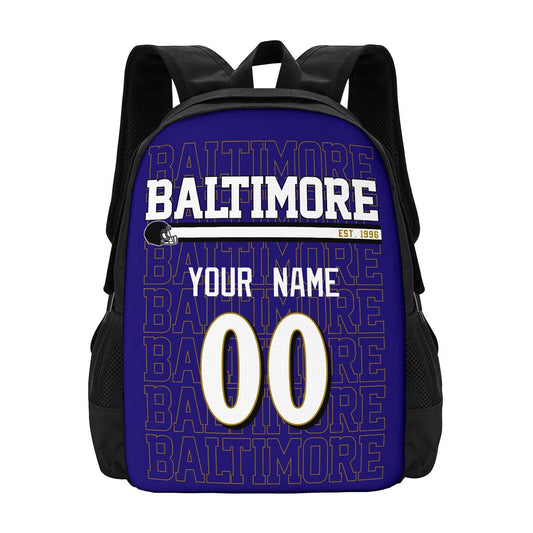 Baltimore Personalized Backpack Functional Travel Bag
