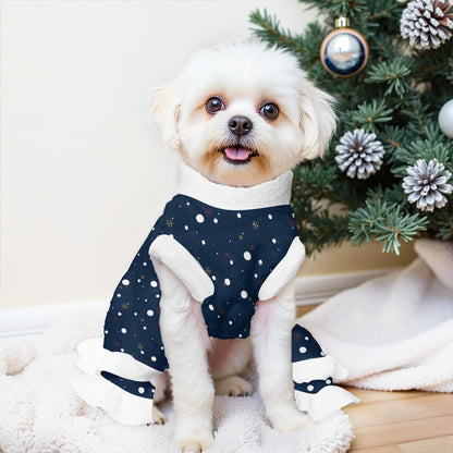 Merry Christamas Santa Claus Pattern Pets Christmas Dress