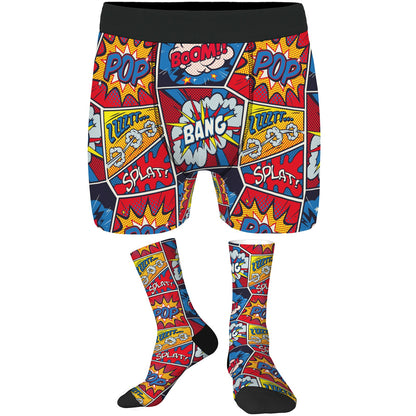 Custom Men's Underwear & Socks Set - Bang Design