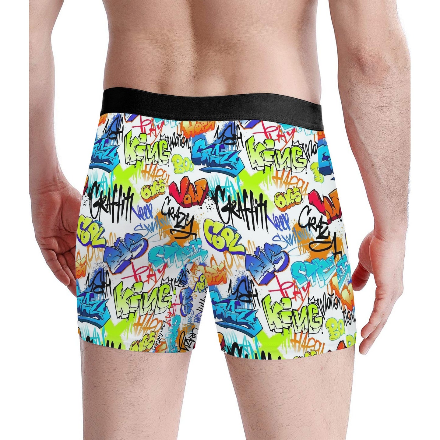 Custom Men's Underwear & Socks Set - Crazy Cool Graffiti