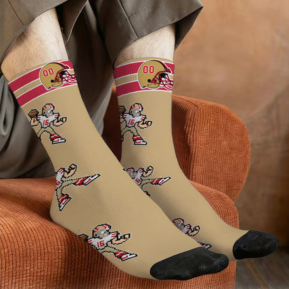 Custom Socks for San Francisco Football Fans