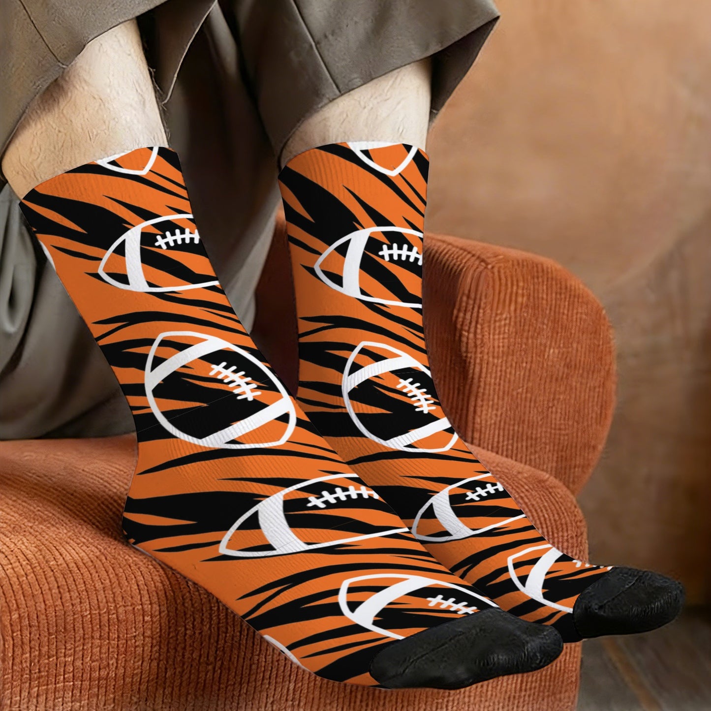 Custom Socks for Denver Football Fans