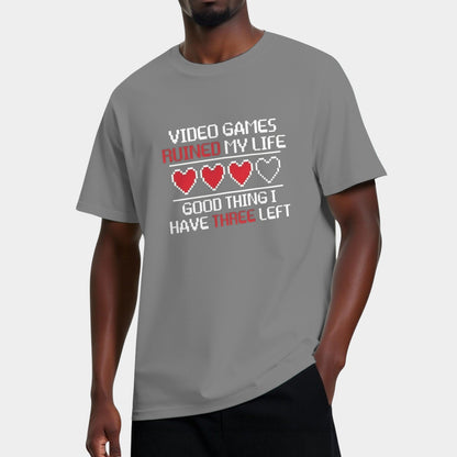 Video Games Ruined My Life Tee Shirt