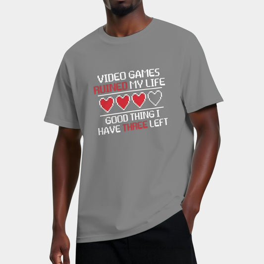 Video Games Ruined My Life Tee Shirt