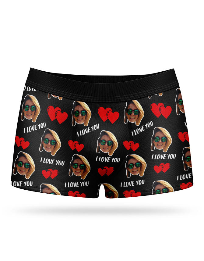 I Love You Valentines Boxers