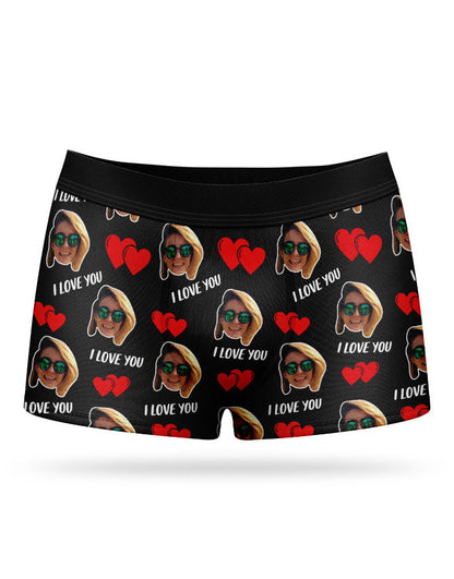 I Love You Valentines Boxers