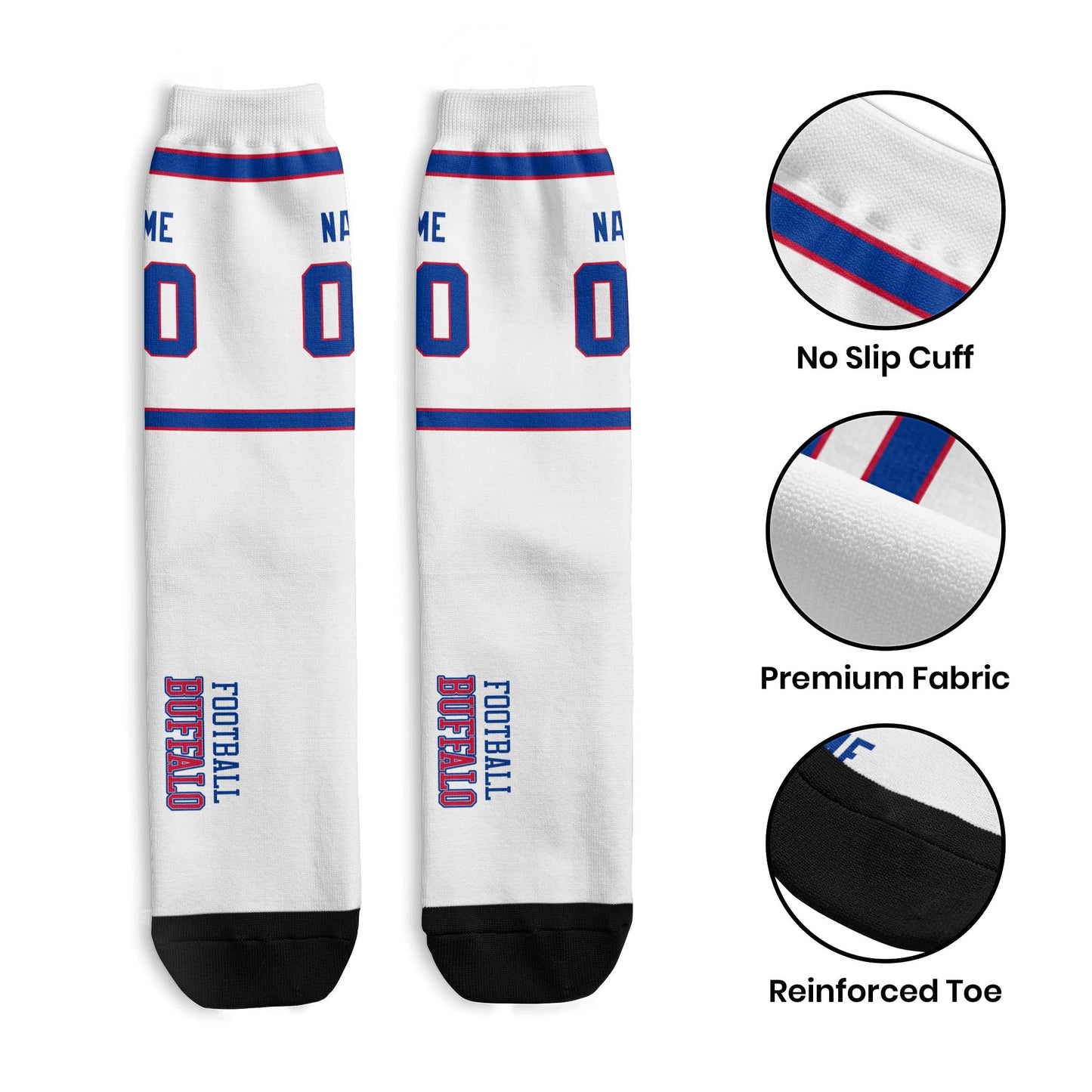 Custom Buffalo Socks Comfortable Unisex Design