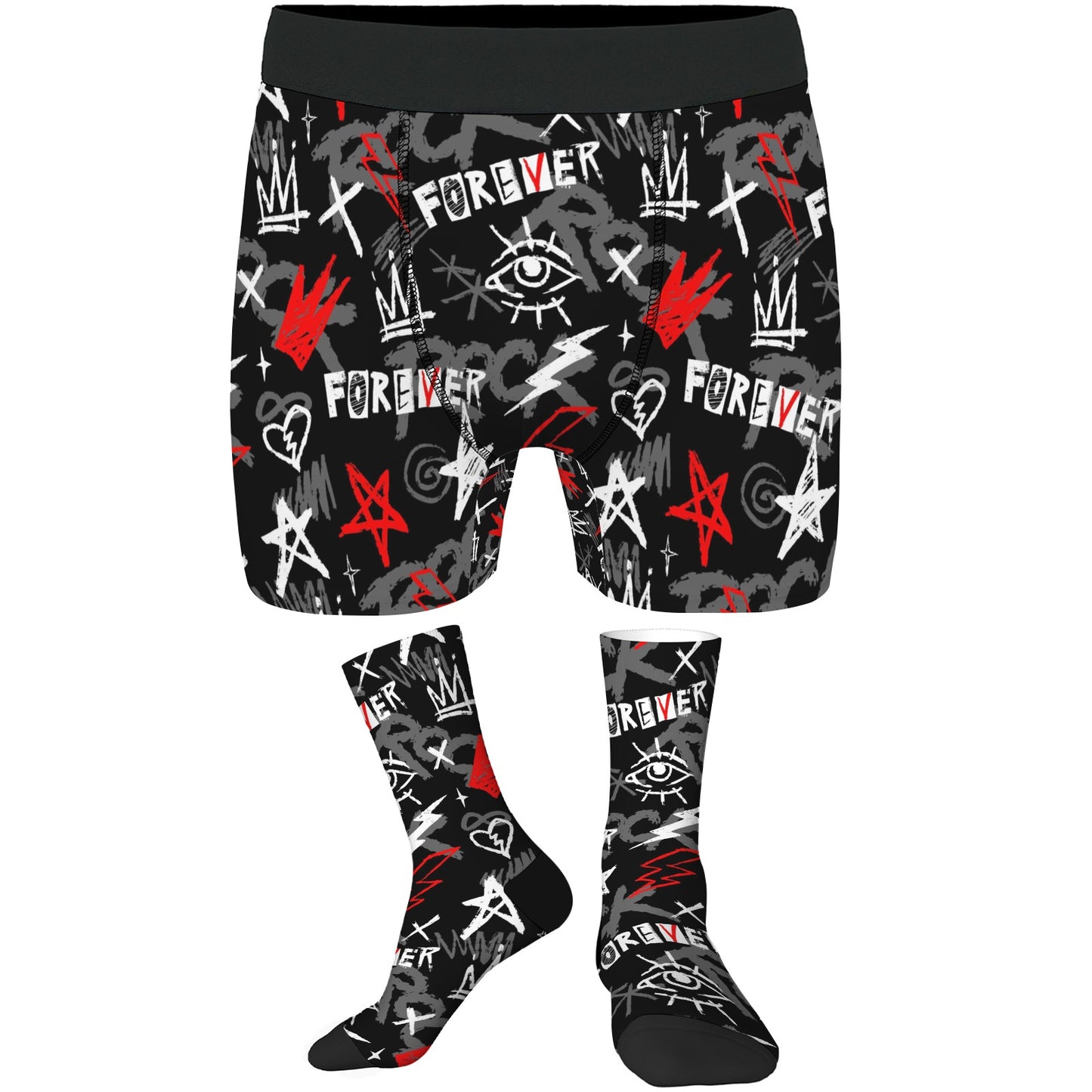 Custom Men's Underwear & Socks Set -  Forever