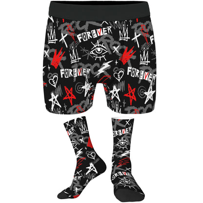 Custom Men's Underwear & Socks Set -  Forever