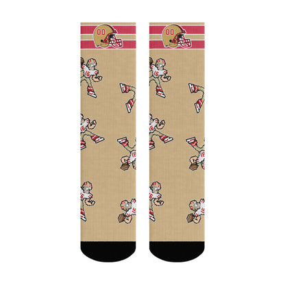 Custom Socks for San Francisco Football Fans