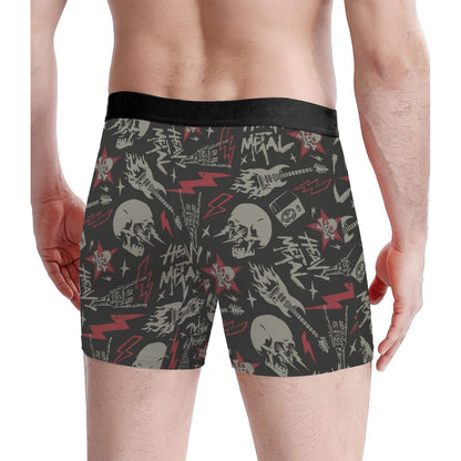 Custom Men's Underwear & Socks Set - Lightning Skull