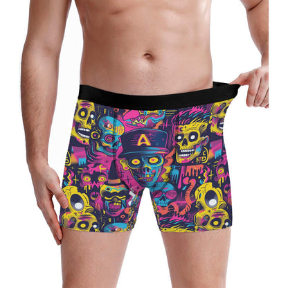 Custom Men's Underwear & Socks Set - Shock Skull