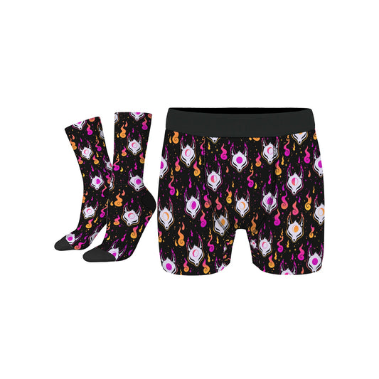 Custom Men's Underwear & Socks Set - Fox Design