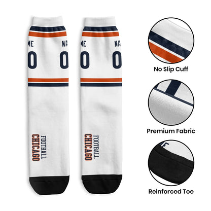 Custom Chicago Socks Breathable and Stylish