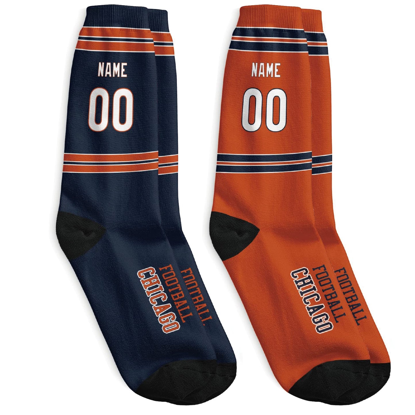 Custom Chicago Socks Breathable and Stylish