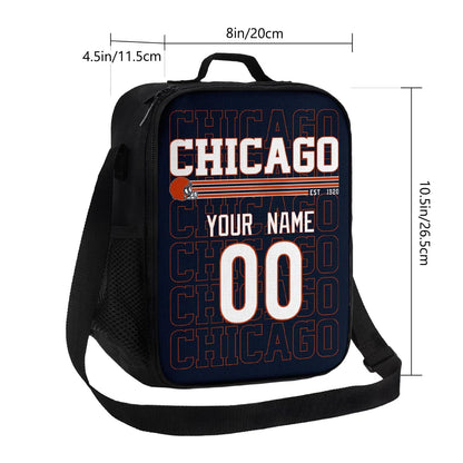Reusable Chicago Lunch Bag Custom Designed for Work or School