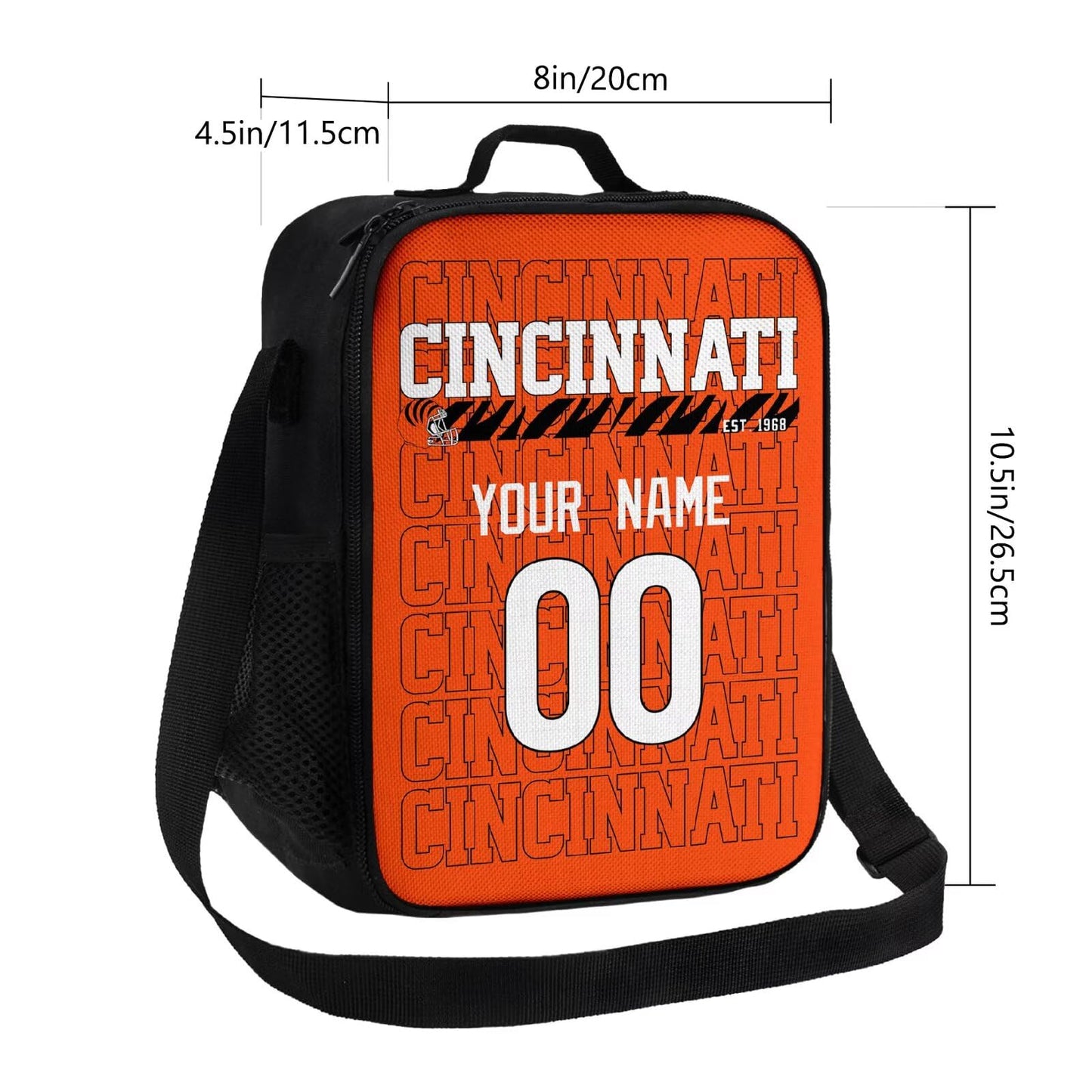 Lightweight Cincinnati Lunch Tote Personalized and Easy to Carry
