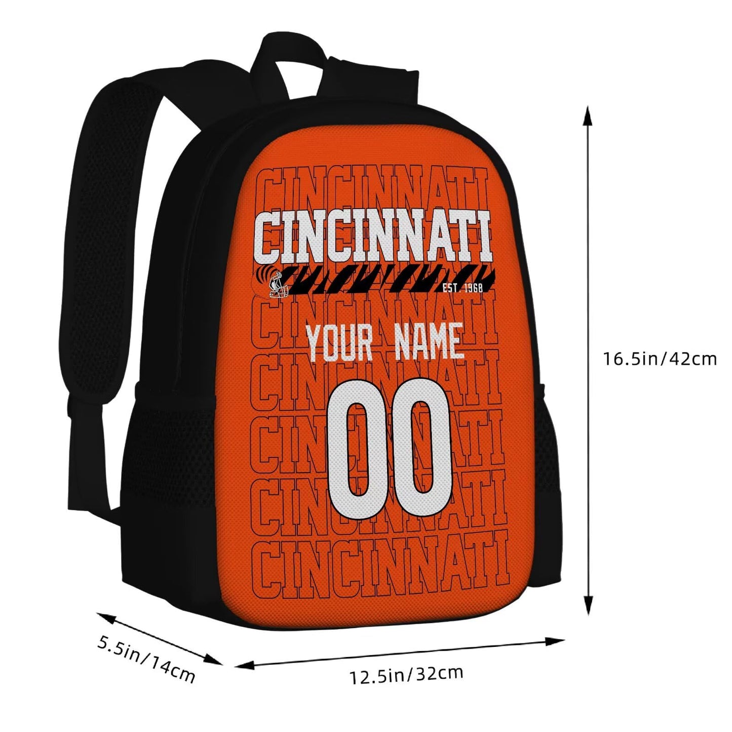 Cincinnati Personalized Backpack Travel Ready Bag