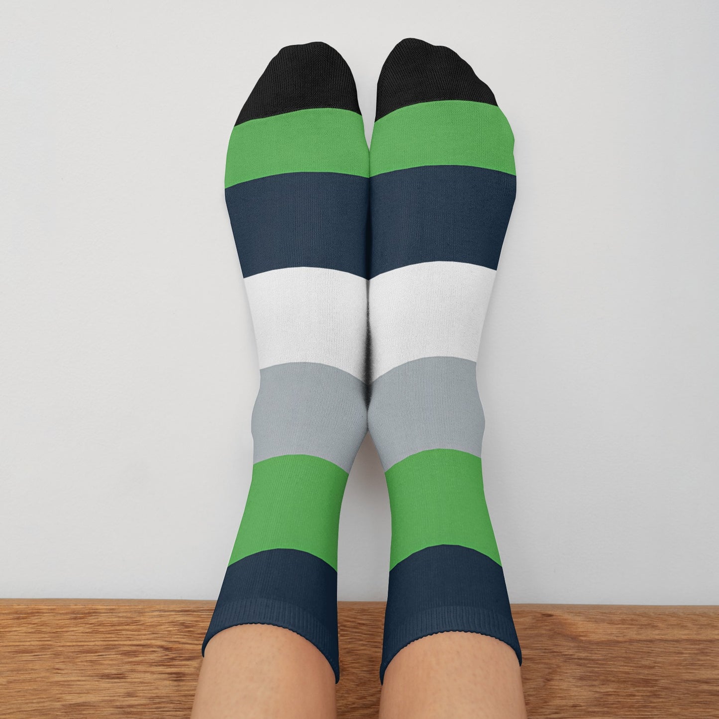 Seattle Football Style Socks – Personalized & Customizable