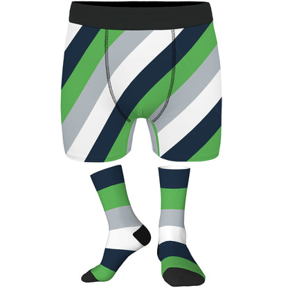 Custom Socks & Underwear - Seattle Football Style