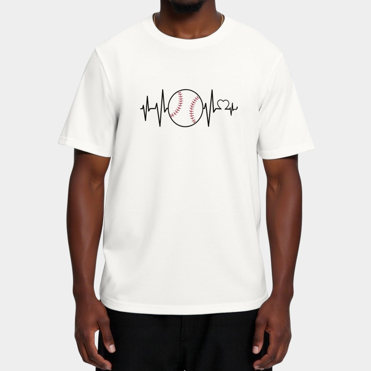 Baseball Heartrate Heartbeat T-Shirts