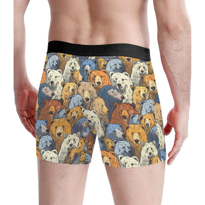 Custom Men's Underwear & Socks Set - Bear Family