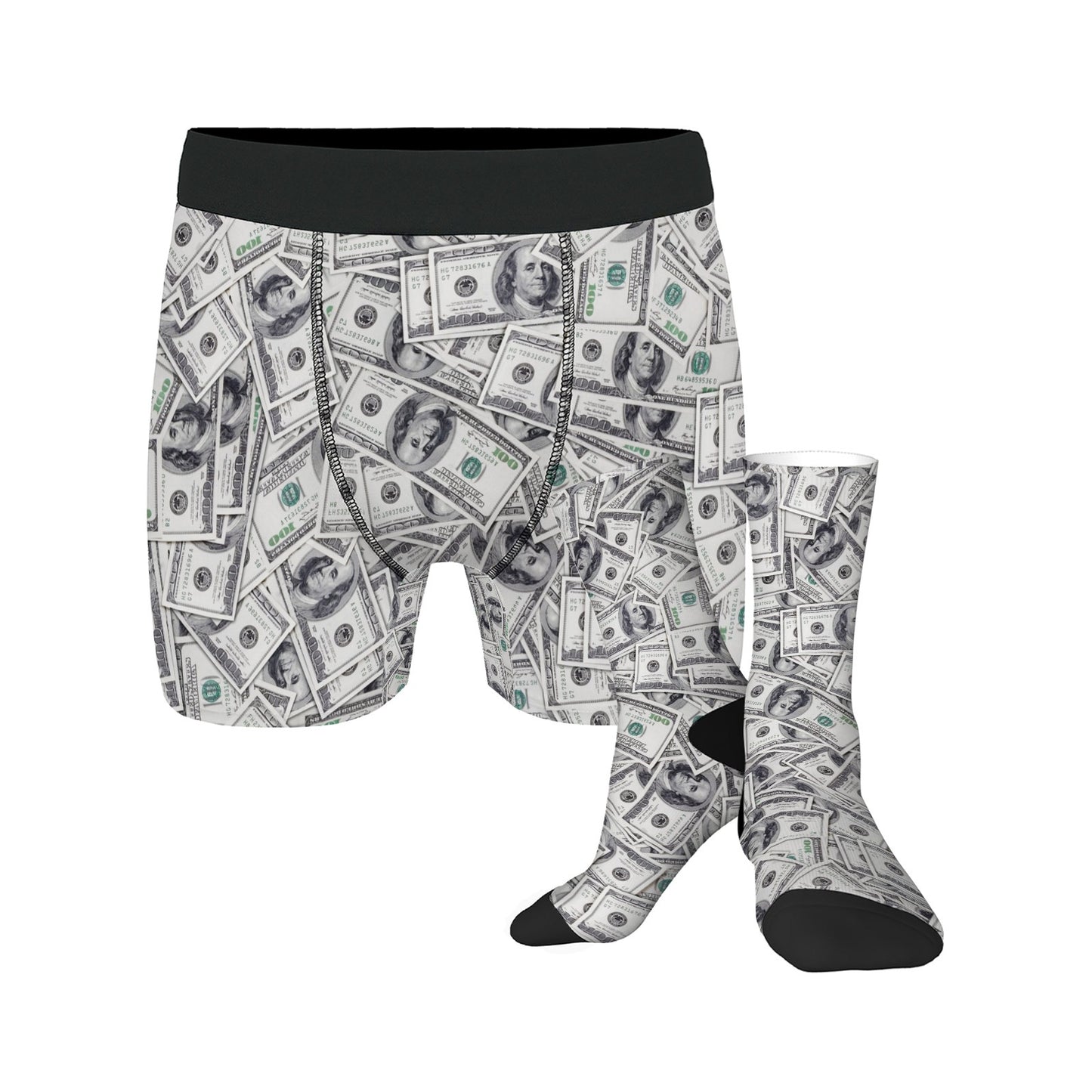 Custom Men's Underwear & Socks Set - Make Money Design
