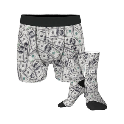 Custom Men's Underwear & Socks Set - Make Money Design