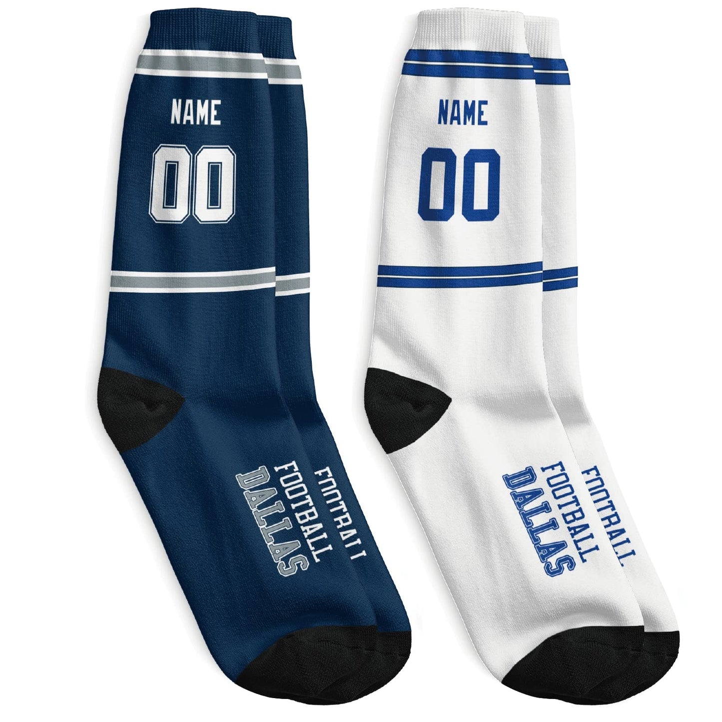 Unique Dallas Custom Socks for Fans and Players