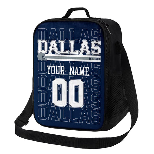Personalized Dallas Lunch Bag with Adjustable Handle for Comfort