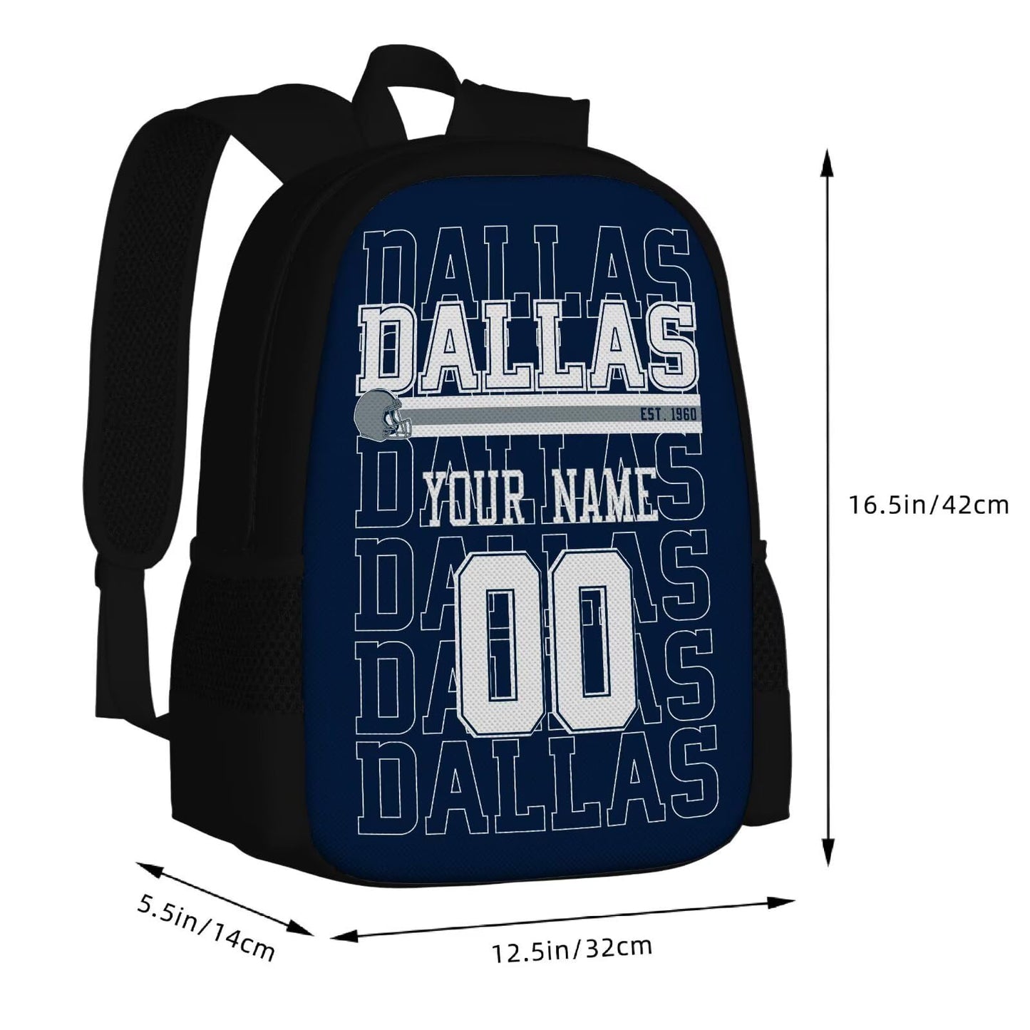 Dallas Personalized Backpack Perfect for Students