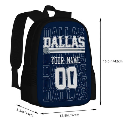 Dallas Personalized Backpack Perfect for Students
