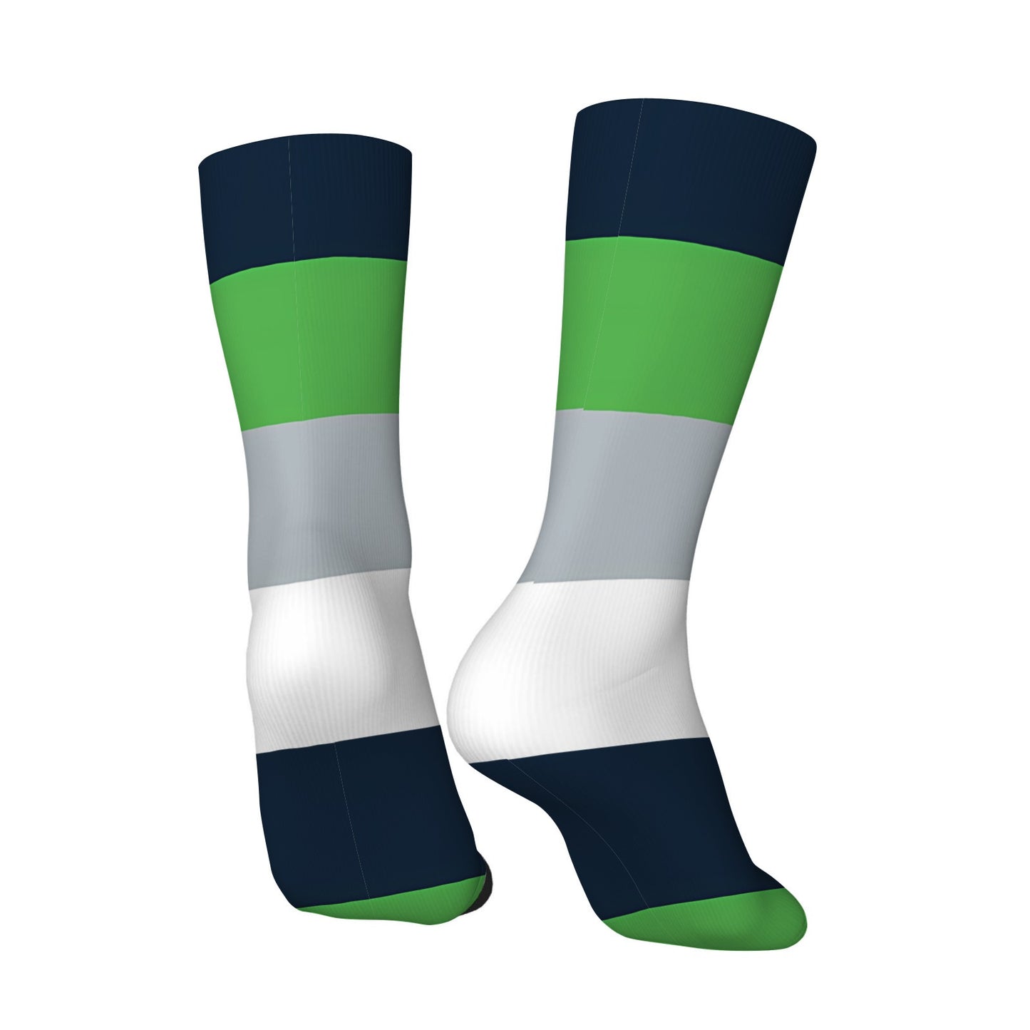 Seattle Football Style Socks – Personalized & Customizable