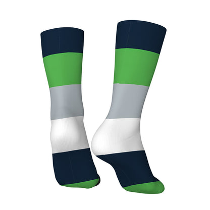Seattle Football Style Socks – Personalized & Customizable