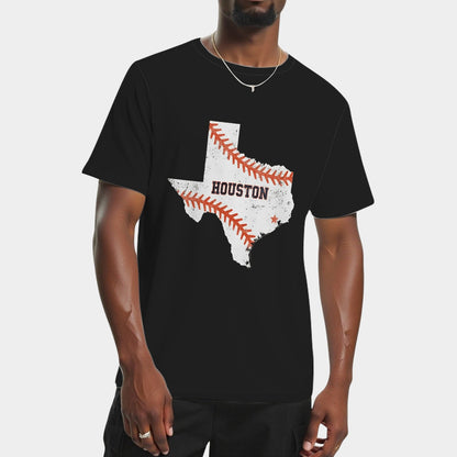 Houston Baseball Vintage Distressed T-Shirt