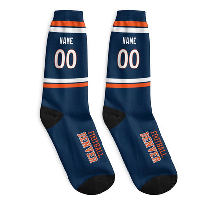 Custom Denver Socks High Quality One Size Fit