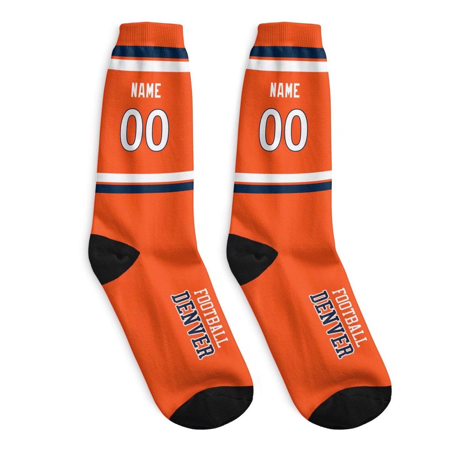 Custom Denver Socks High Quality One Size Fit