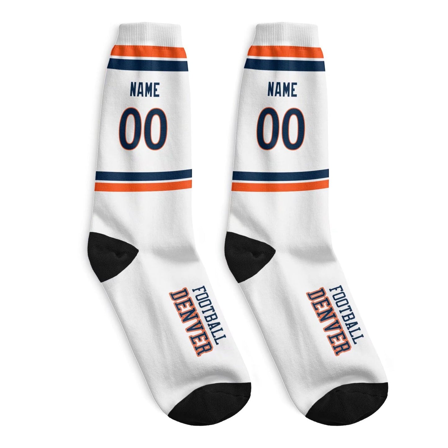 Custom Denver Socks High Quality One Size Fit