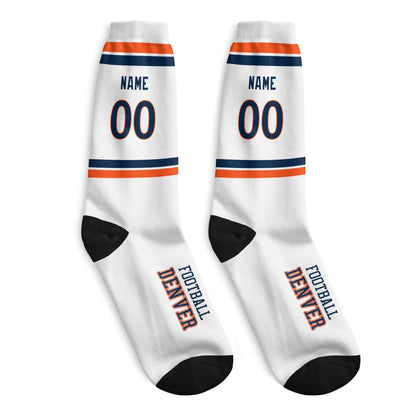 Custom Denver Socks High Quality One Size Fit