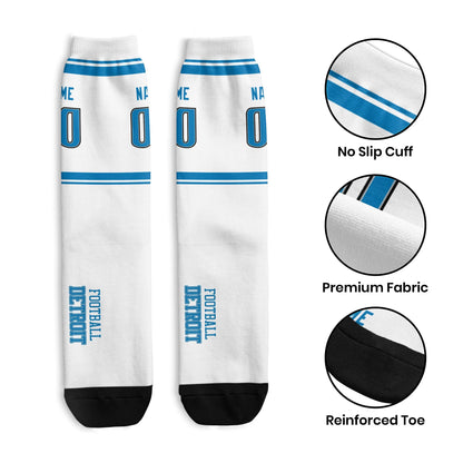 Detroit Sports Socks Custom Made for Daily Wear