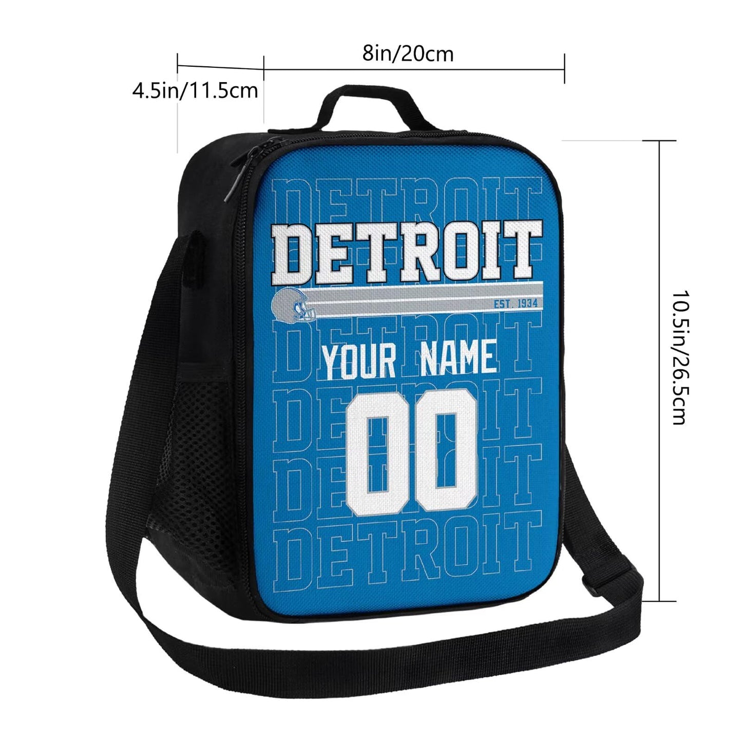 Eco Friendly Detroit Lunch Bag Reusable and Functional