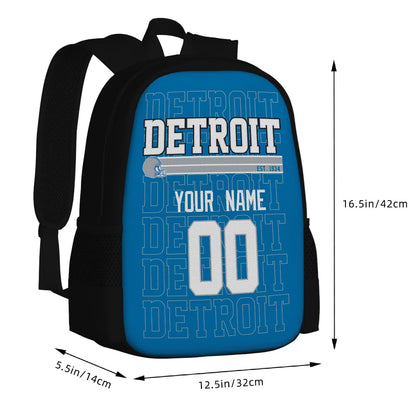 Detroit Personalized Backpack with Modern Look